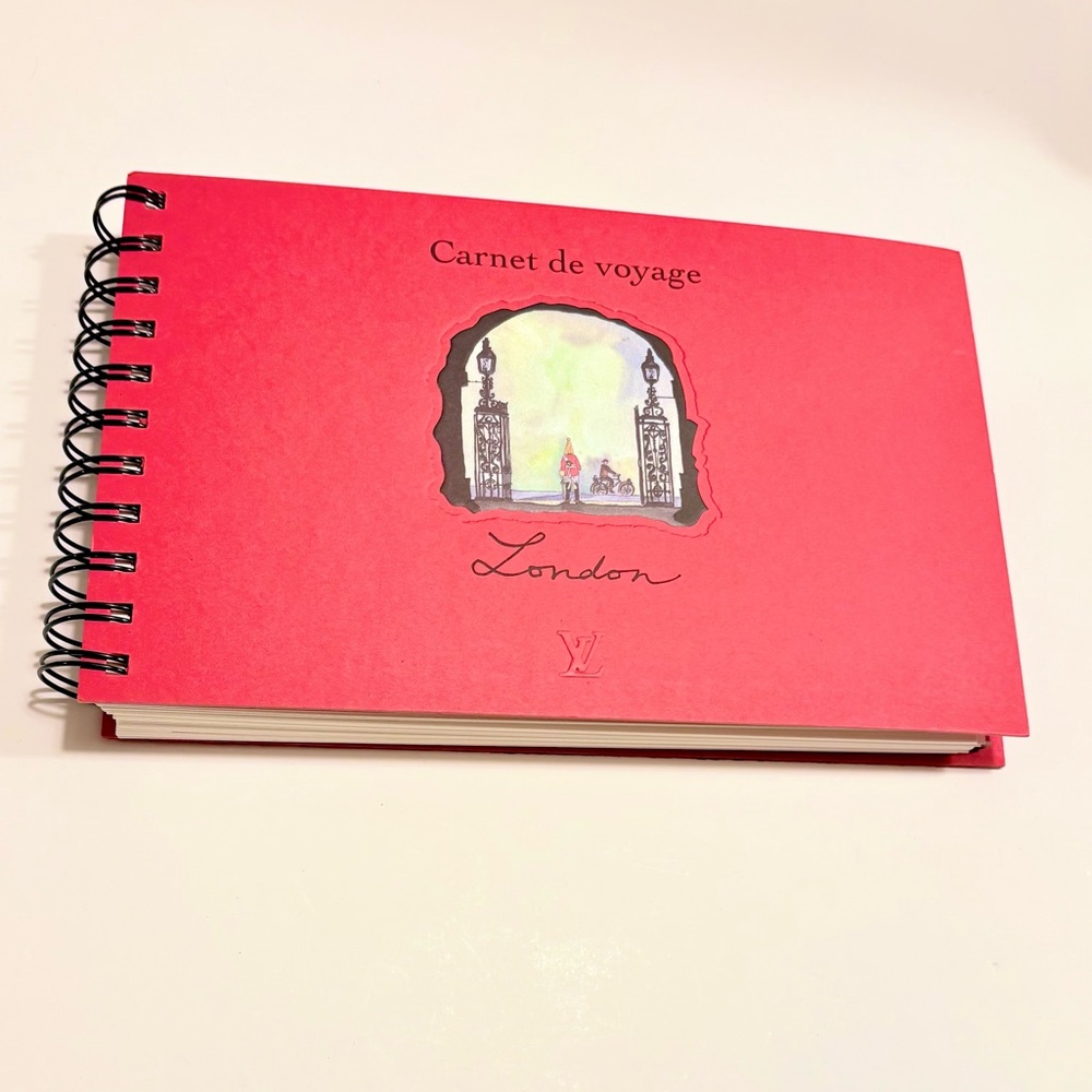 Louis Vuitton Red Carnet de Voyage Notebook